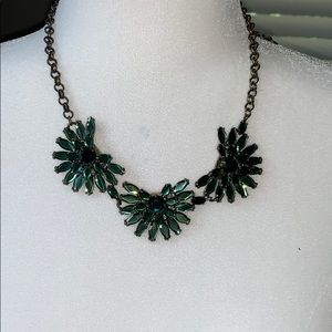 Blue/green statement necklace